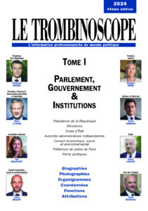 Couv Suppl Se?nat 2008-09 Le Trombinoscope : Tome I Parlement, Gouvernement & Institutions